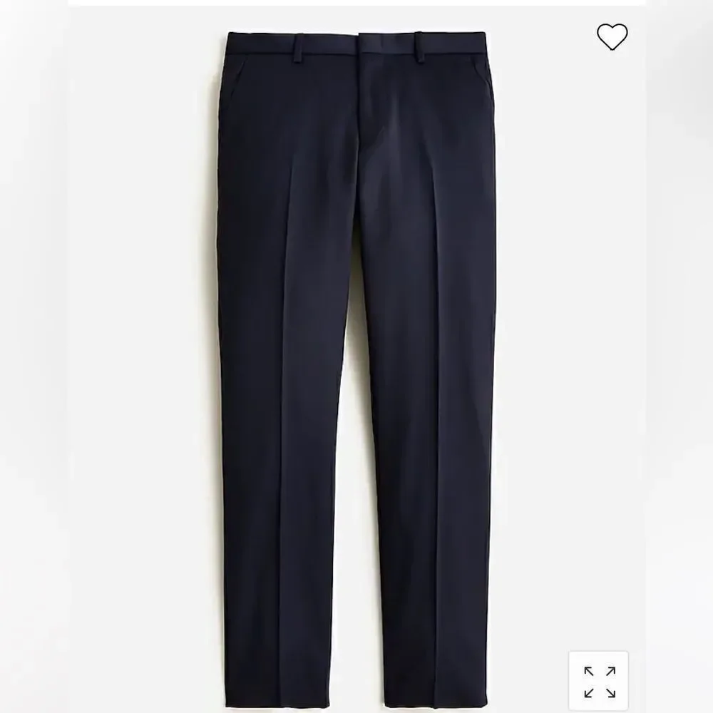 J. Crew Bowery Slim-fit pant in wool blend